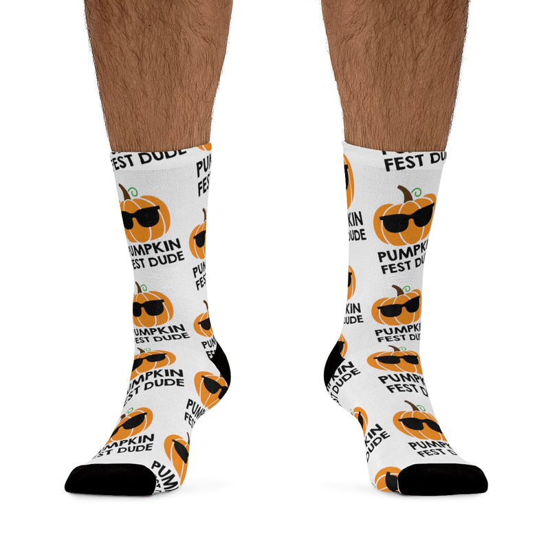 Pumpkin Fest Dude Socks