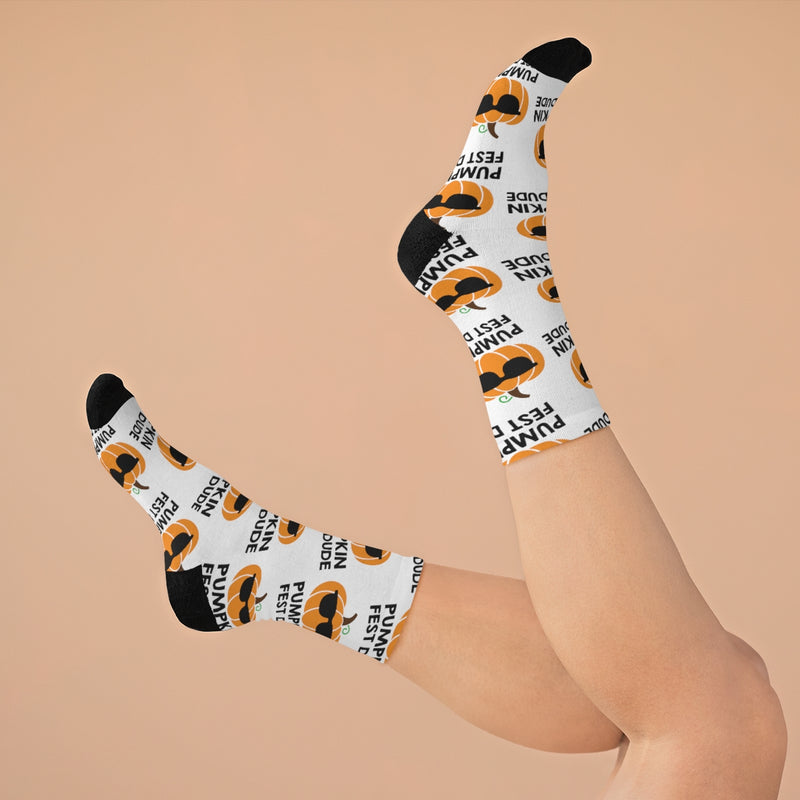 Pumpkin Fest Dude Socks