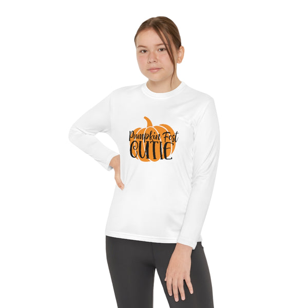 Pumpkin Fest Cutie Youth Long Sleeve Tee
