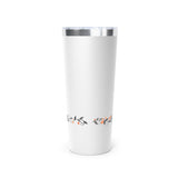 Happy Pumpkin Fest Copper Vacuum Insulated Tumbler, 22oz