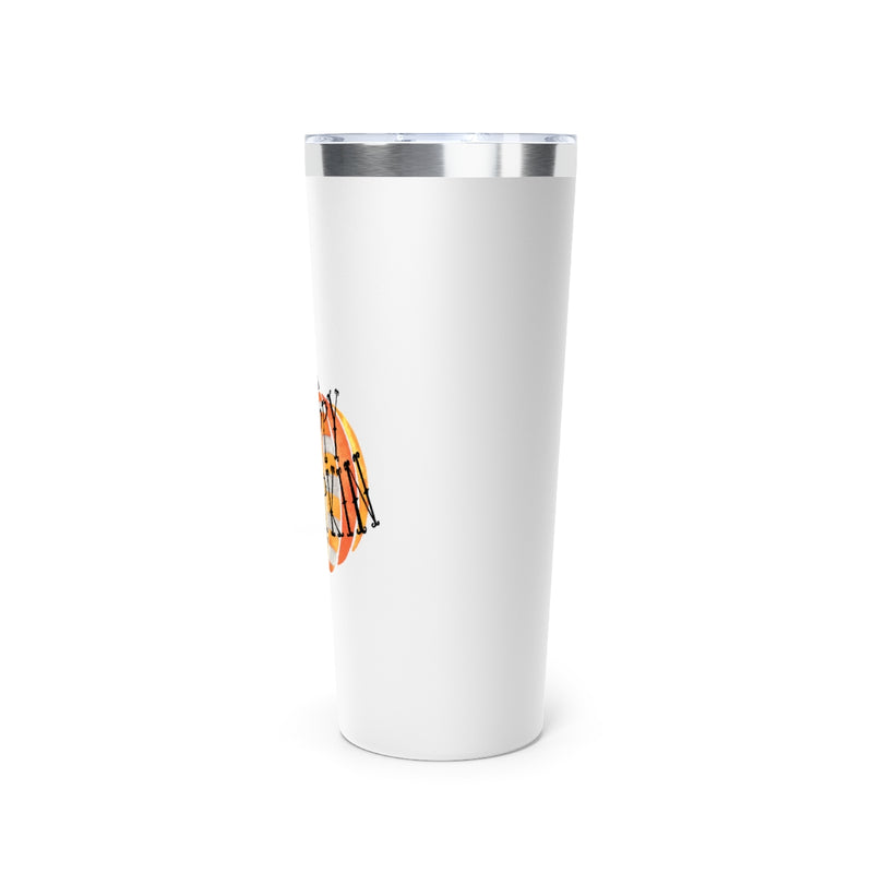 Happy Pumpkin Fest Copper Vacuum Insulated Tumbler, 22oz