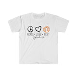 Peace Love Pumpkin Fest Tee