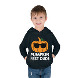 Pumpkin Fest Dude Toddler Hoodie