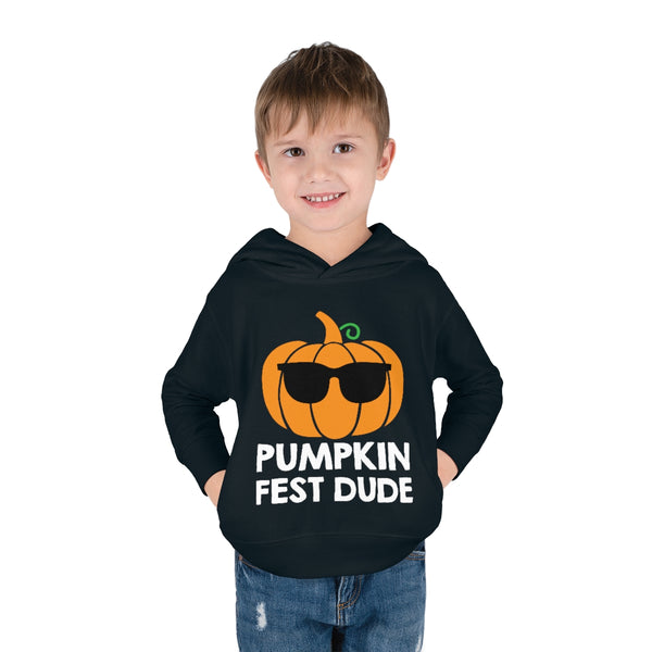 Pumpkin Fest Dude Toddler Hoodie