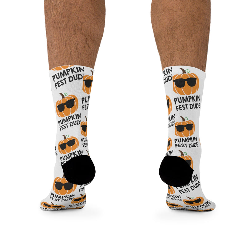 Pumpkin Fest Dude Socks