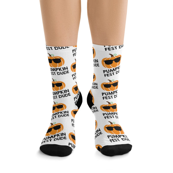 Pumpkin Fest Dude Socks