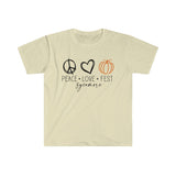 Peace Love Pumpkin Fest Tee
