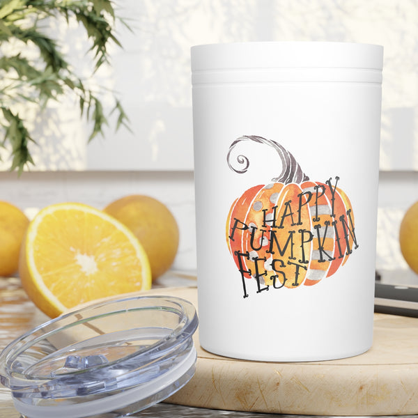 Happy Pumpkin Fest Vacuum Insulated Tumbler, 11oz