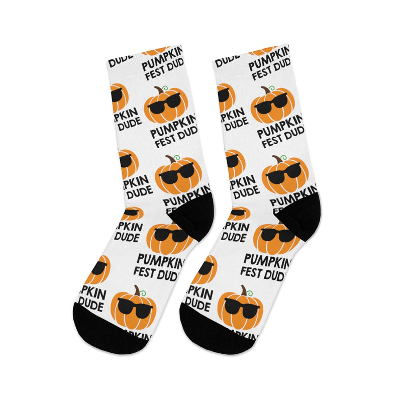 Pumpkin Fest Dude Socks