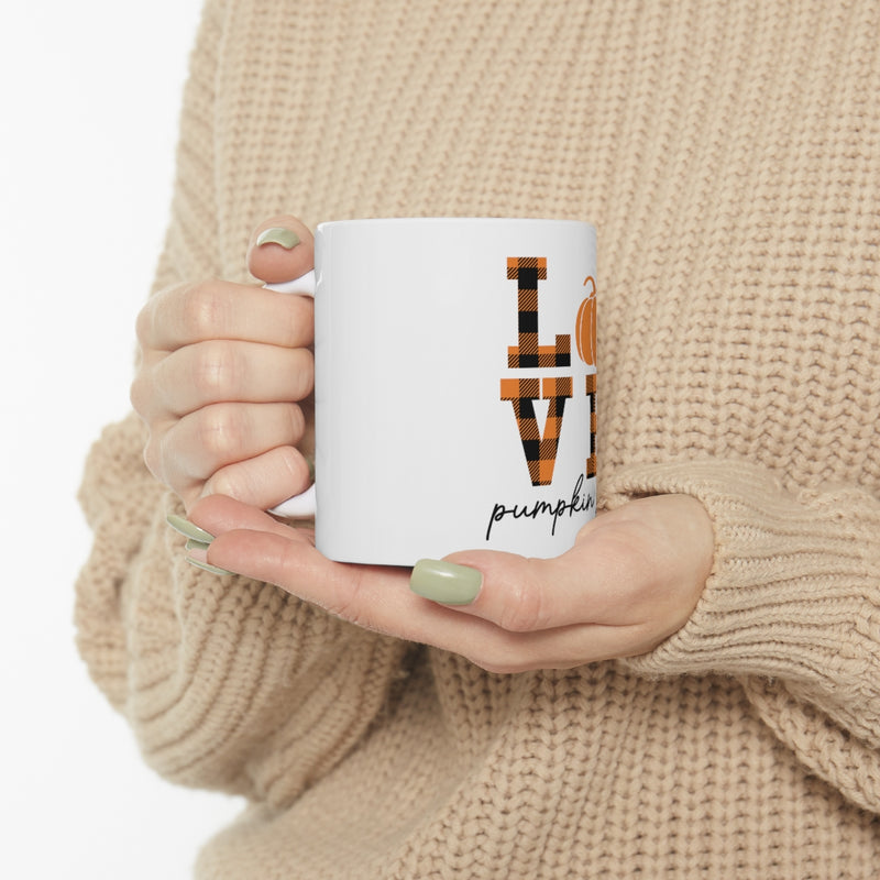 LOVE Pumpkin Fest Ceramic Mug 11oz