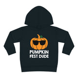 Pumpkin Fest Dude Toddler Hoodie