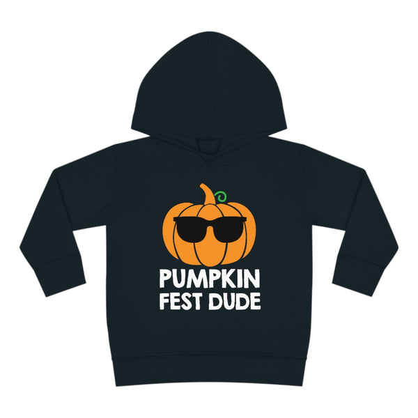 Pumpkin Fest Dude Toddler Hoodie