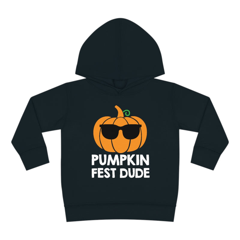 Pumpkin Fest Dude Toddler Hoodie