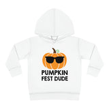 Pumpkin Fest Dude Toddler Hoodie