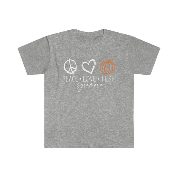Peace Love Pumpkin Fest Tee