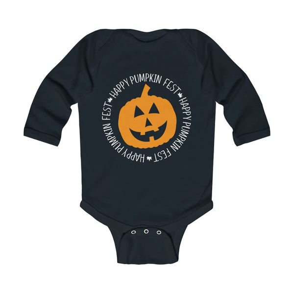 Pumpkin Fest Infant Long Sleeve Bodysuit