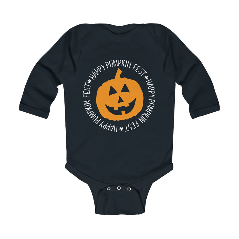 Pumpkin Fest Infant Long Sleeve Bodysuit