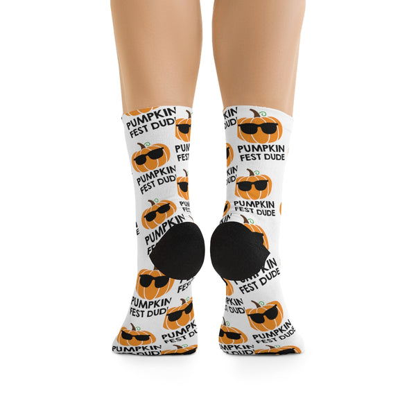 Pumpkin Fest Dude Socks