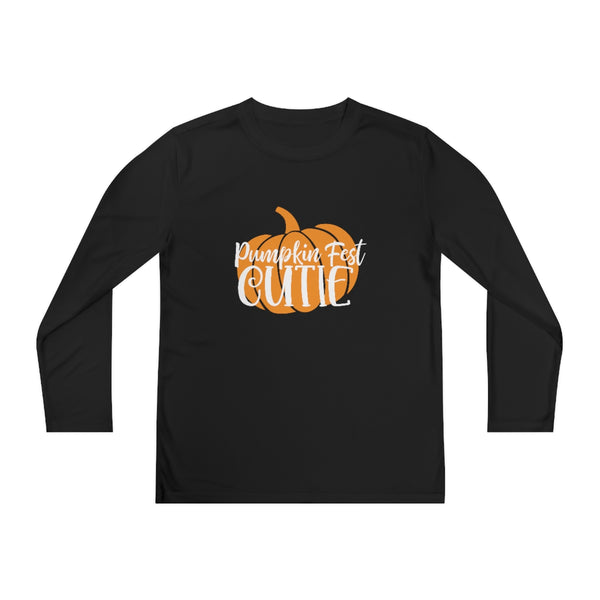 Pumpkin Fest Cutie Youth Long Sleeve Tee