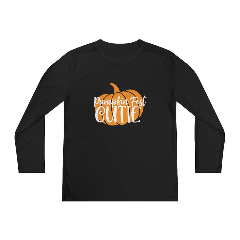 Pumpkin Fest Cutie Youth Long Sleeve Tee