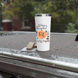 Happy Pumpkin Fest Copper Vacuum Insulated Tumbler, 22oz