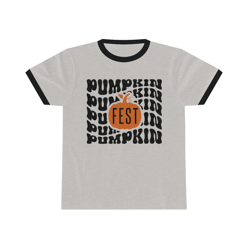 Retro Pumpkin Fest Ringer Tee