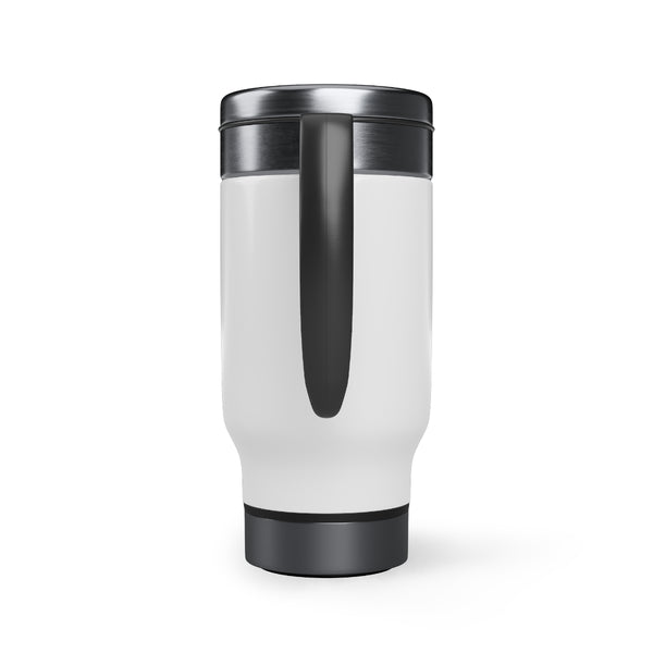 Happy Pumpkin Fest Stainless Steel Travel Mug with Handle, 14oz