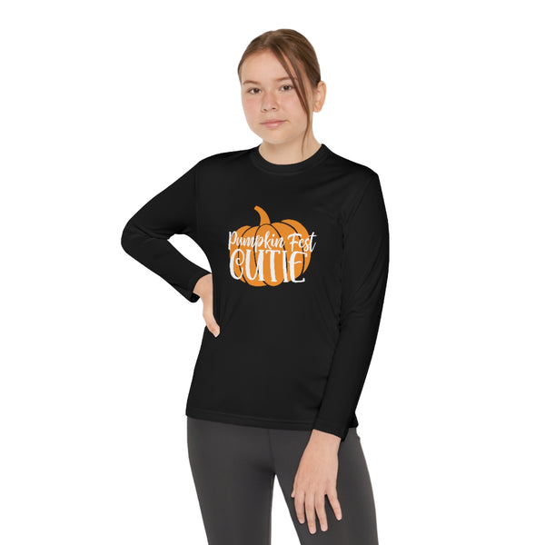 Pumpkin Fest Cutie Youth Long Sleeve Tee