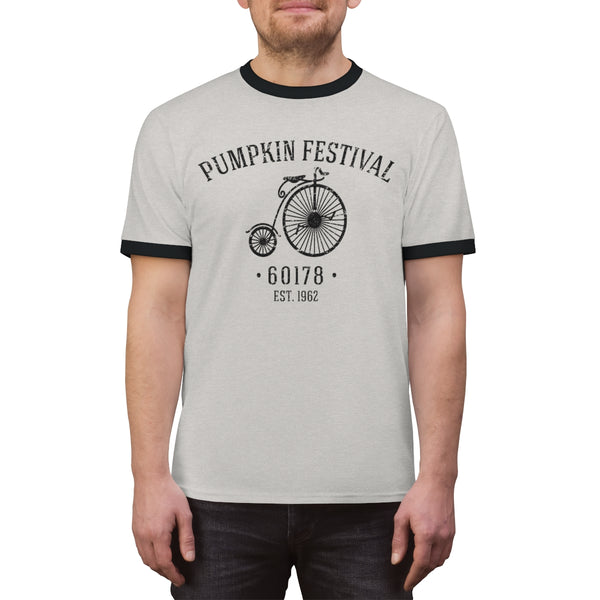Vintage Bicycle Pumpin Fest Ringer Tee