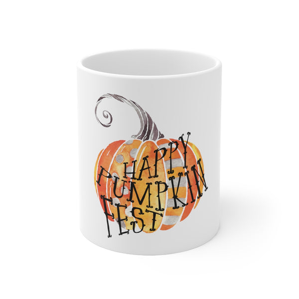 Happy Pumpkin Fest Ceramic Mug 11oz