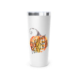 Happy Pumpkin Fest Copper Vacuum Insulated Tumbler, 22oz