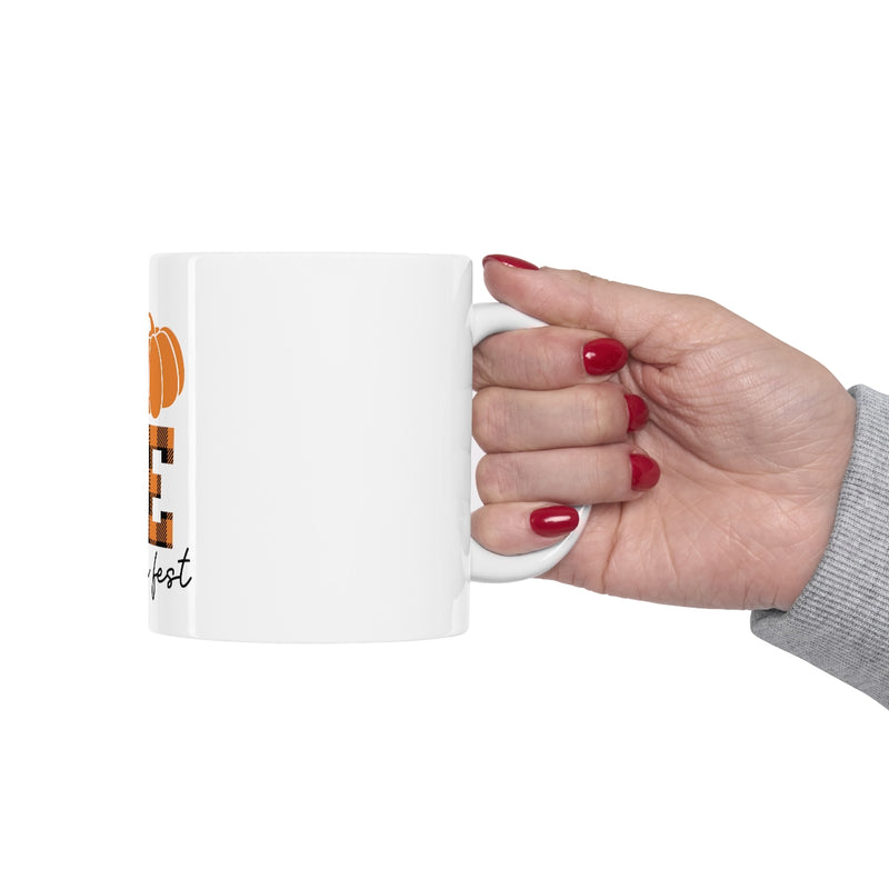 LOVE Pumpkin Fest Ceramic Mug 11oz