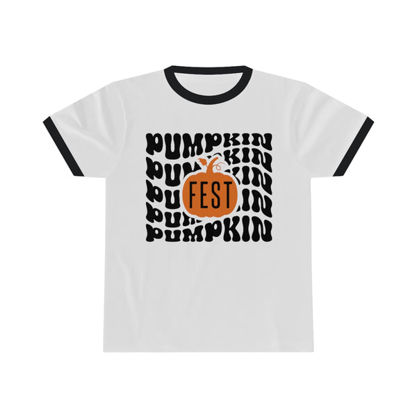 Retro Pumpkin Fest Ringer Tee