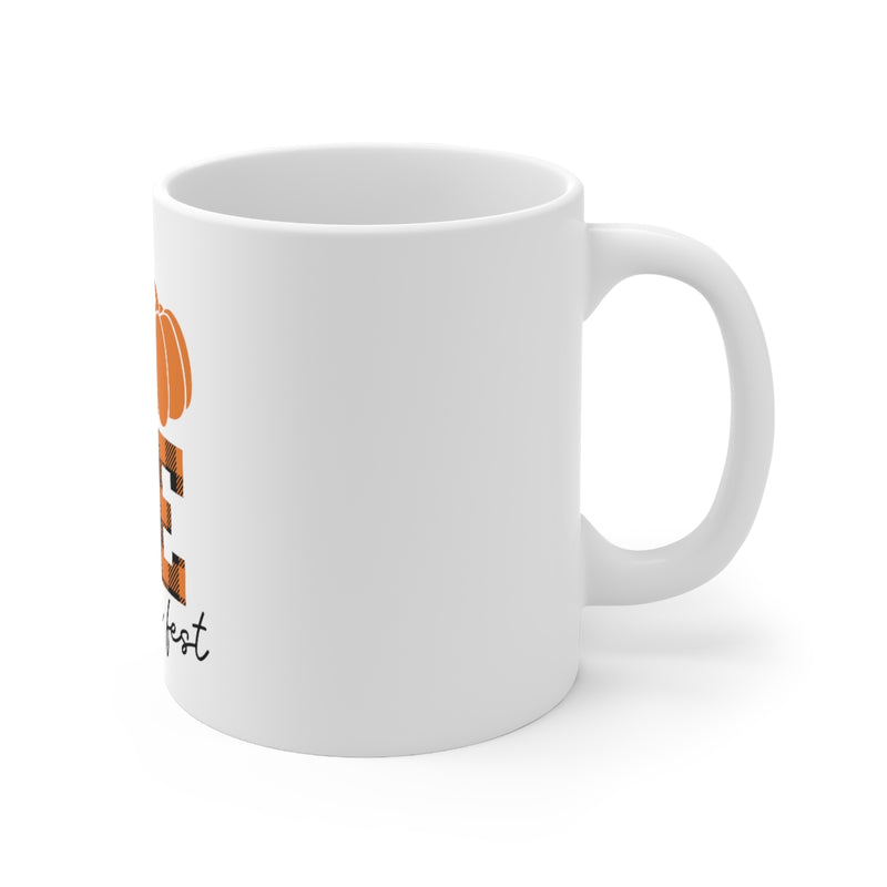 LOVE Pumpkin Fest Ceramic Mug 11oz