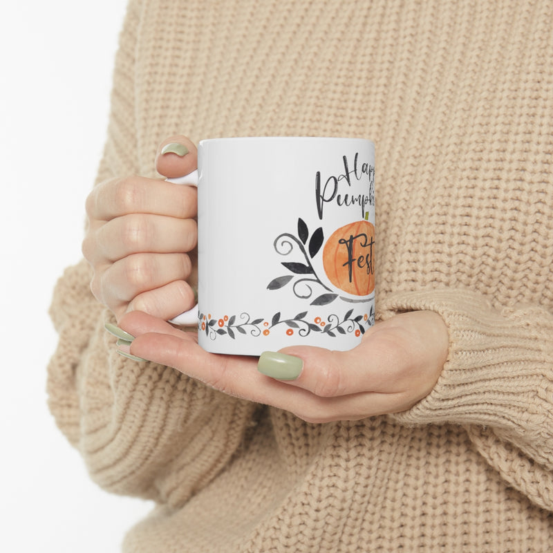 Happy Pumpkin Fest Ceramic Mug 11oz