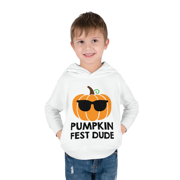 Pumpkin Fest Dude Toddler Hoodie