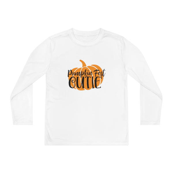Pumpkin Fest Cutie Youth Long Sleeve Tee