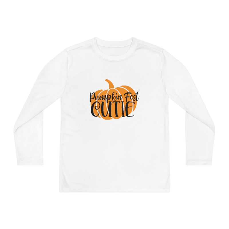 Pumpkin Fest Cutie Youth Long Sleeve Tee