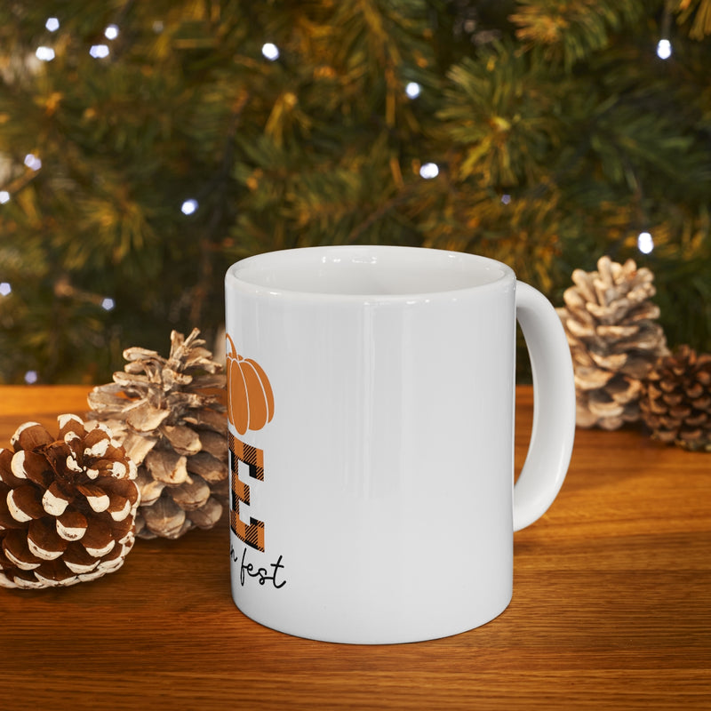 LOVE Pumpkin Fest Ceramic Mug 11oz