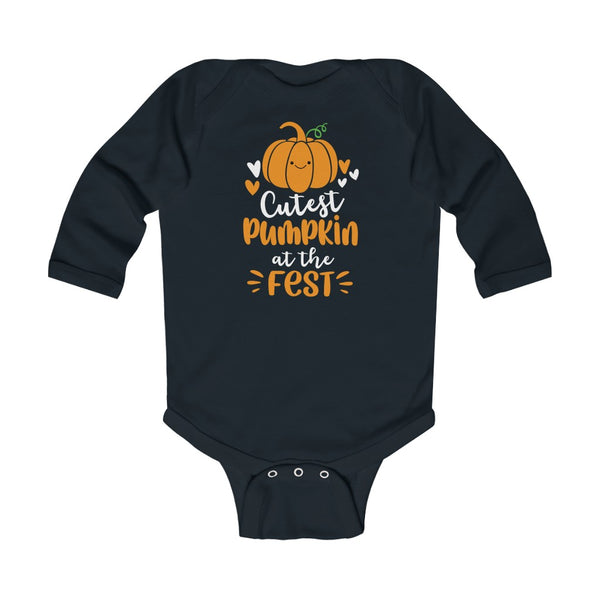 Pumpkin Fest Infant Long Sleeve Bodysuit