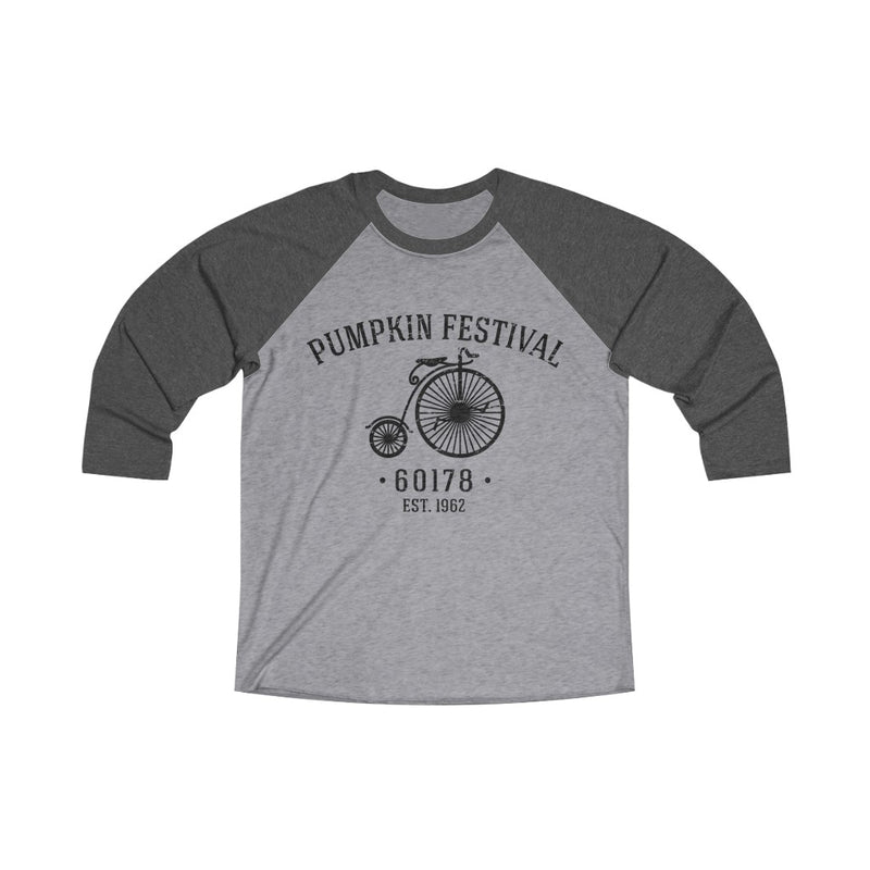 Vintage Bicycle Pumpin Fest Raglan Tee